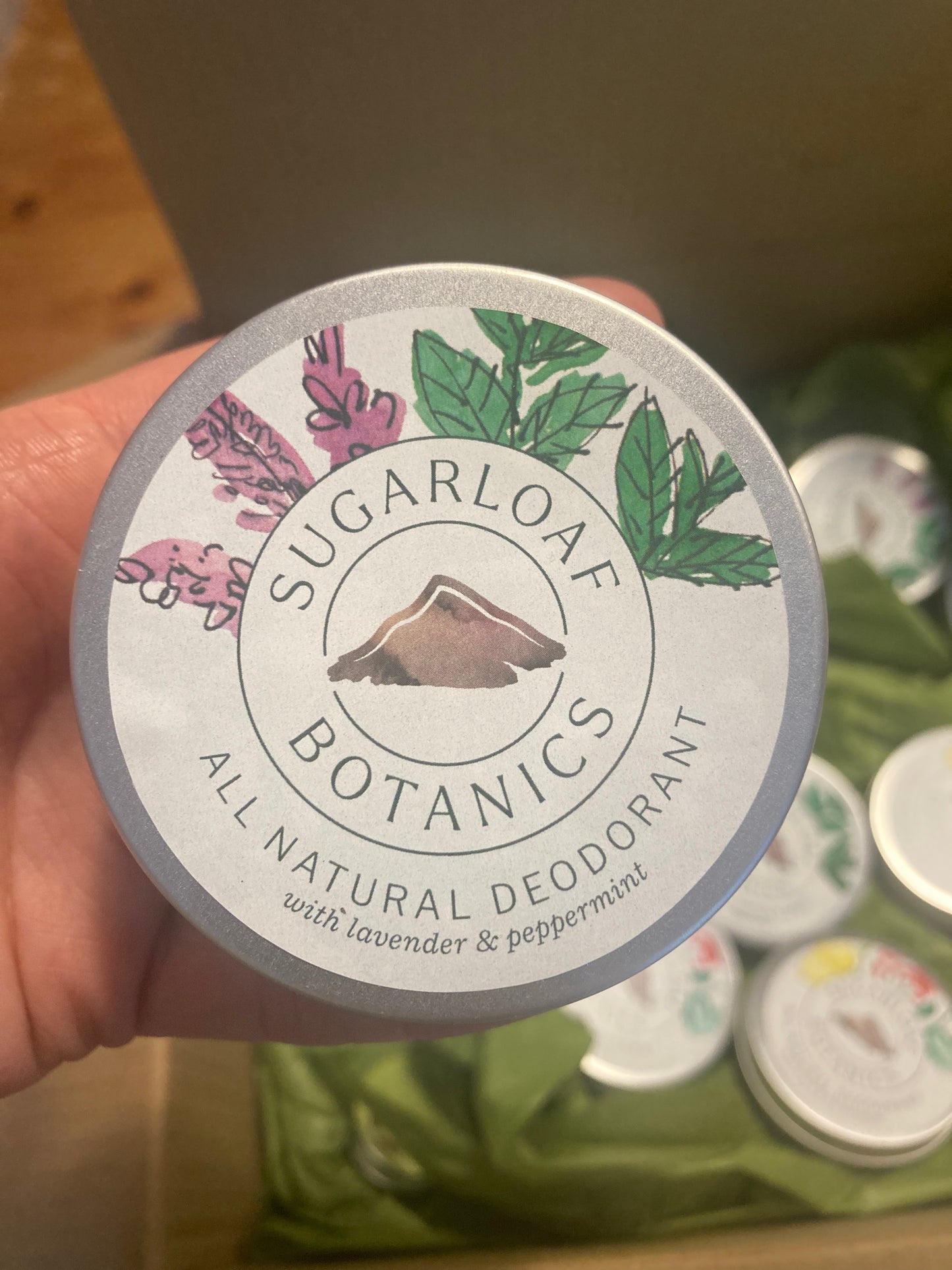 Lavender and peppermint deodorant