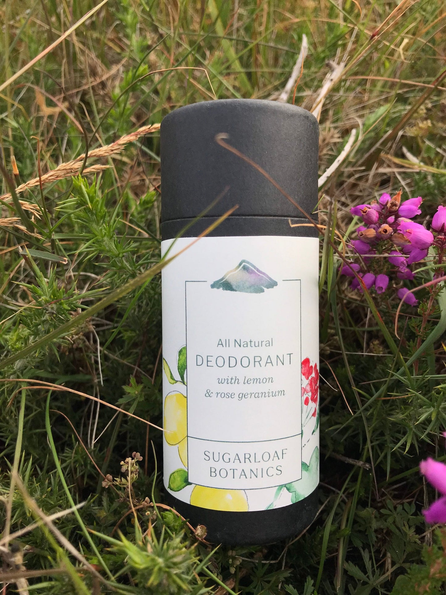 Lemon and rose geranium deodorant balm