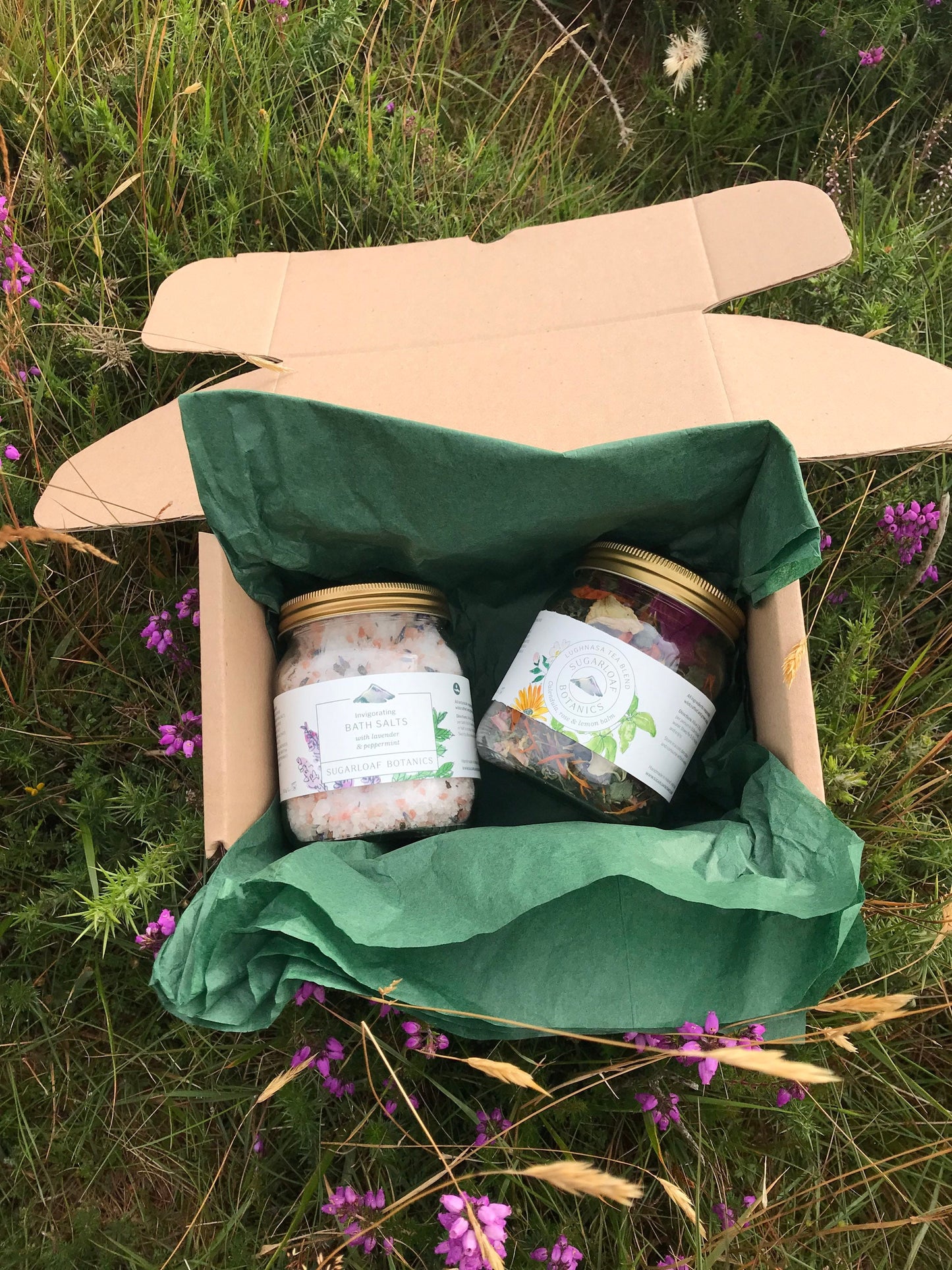 Calendula, rose and lemon balm tea blend