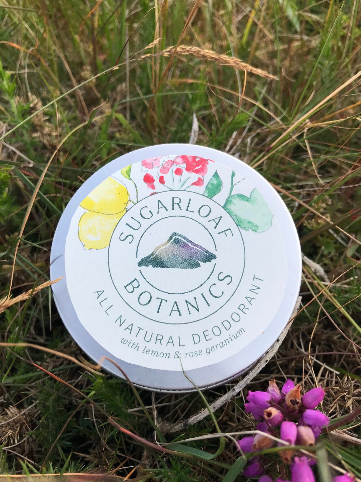 Lemon and rose geranium deodorant balm
