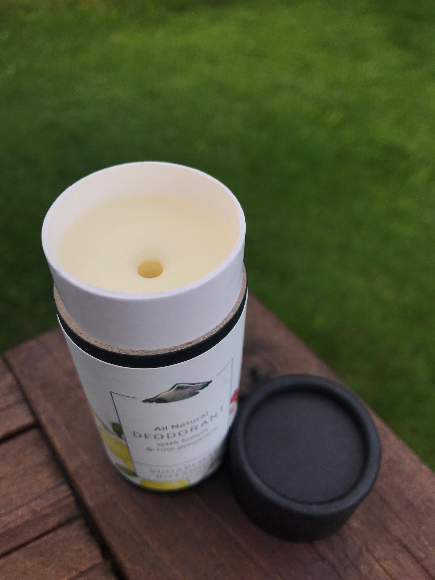 Lemon and rose geranium deodorant balm