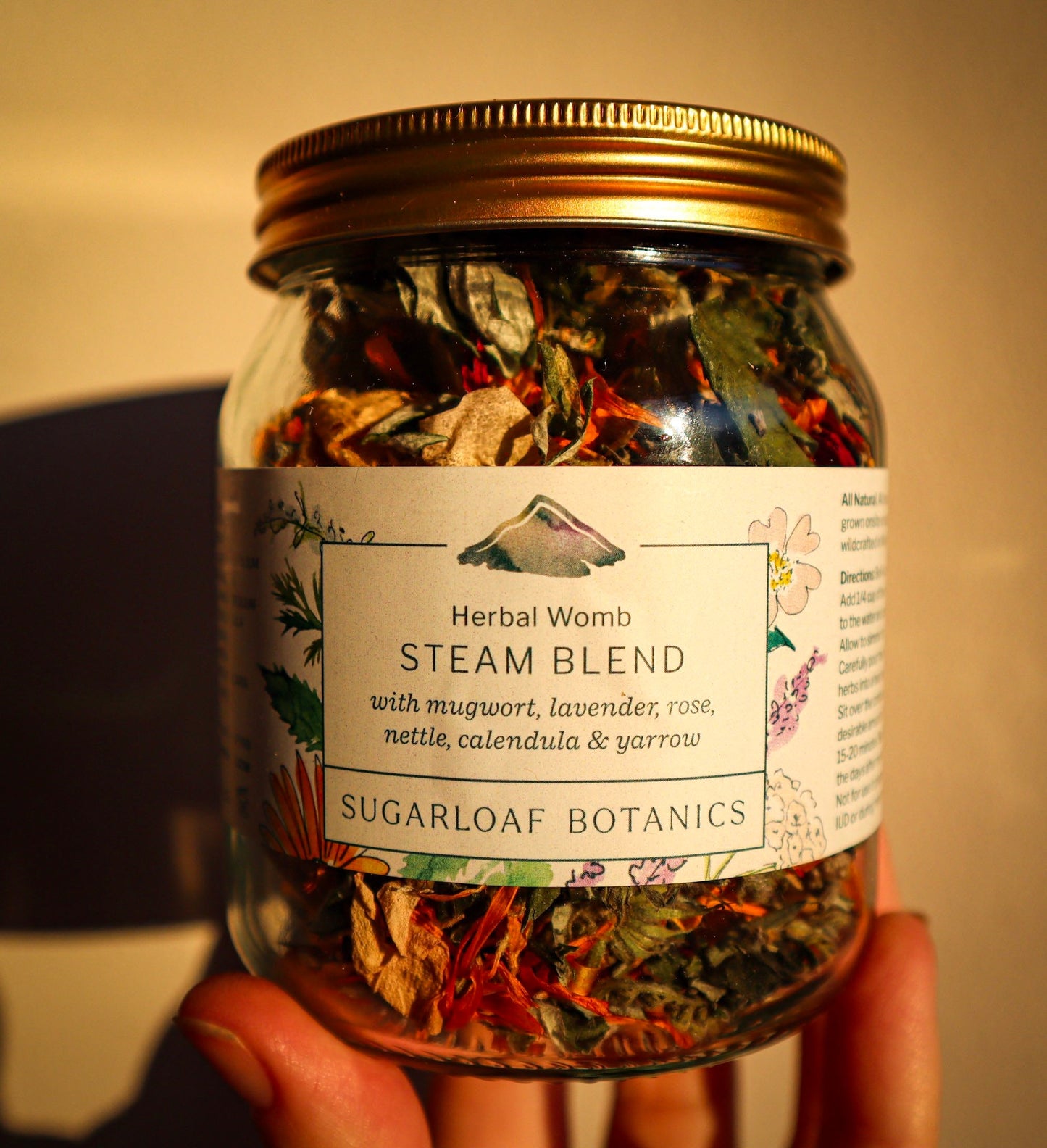 Herbal womb steam blend