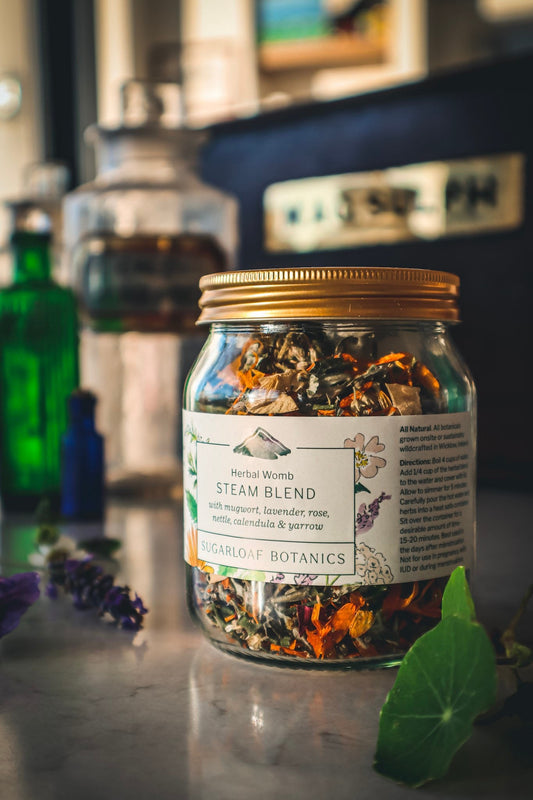Herbal womb steam blend