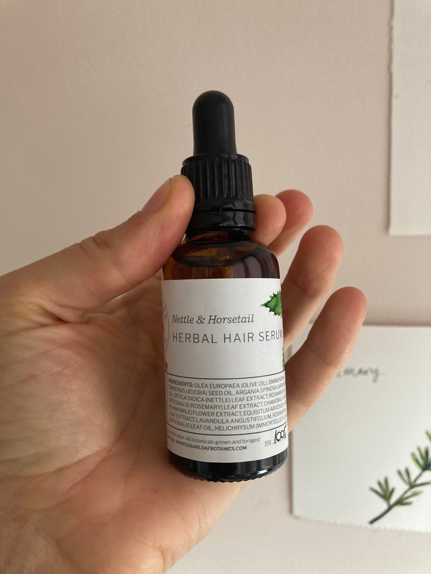 Herbal hair serum