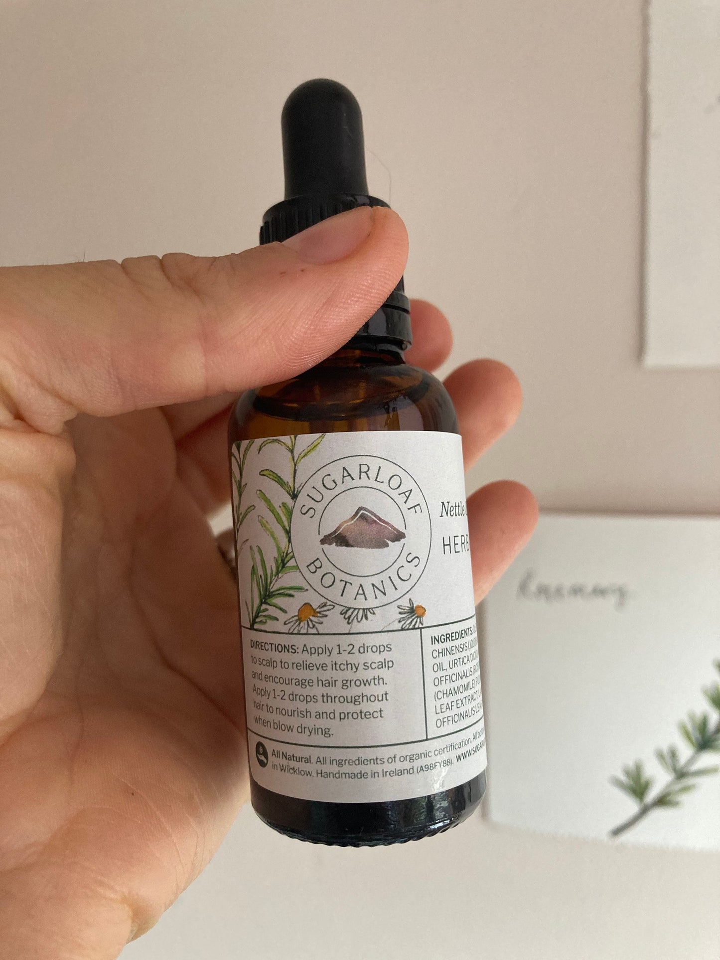 Herbal hair serum