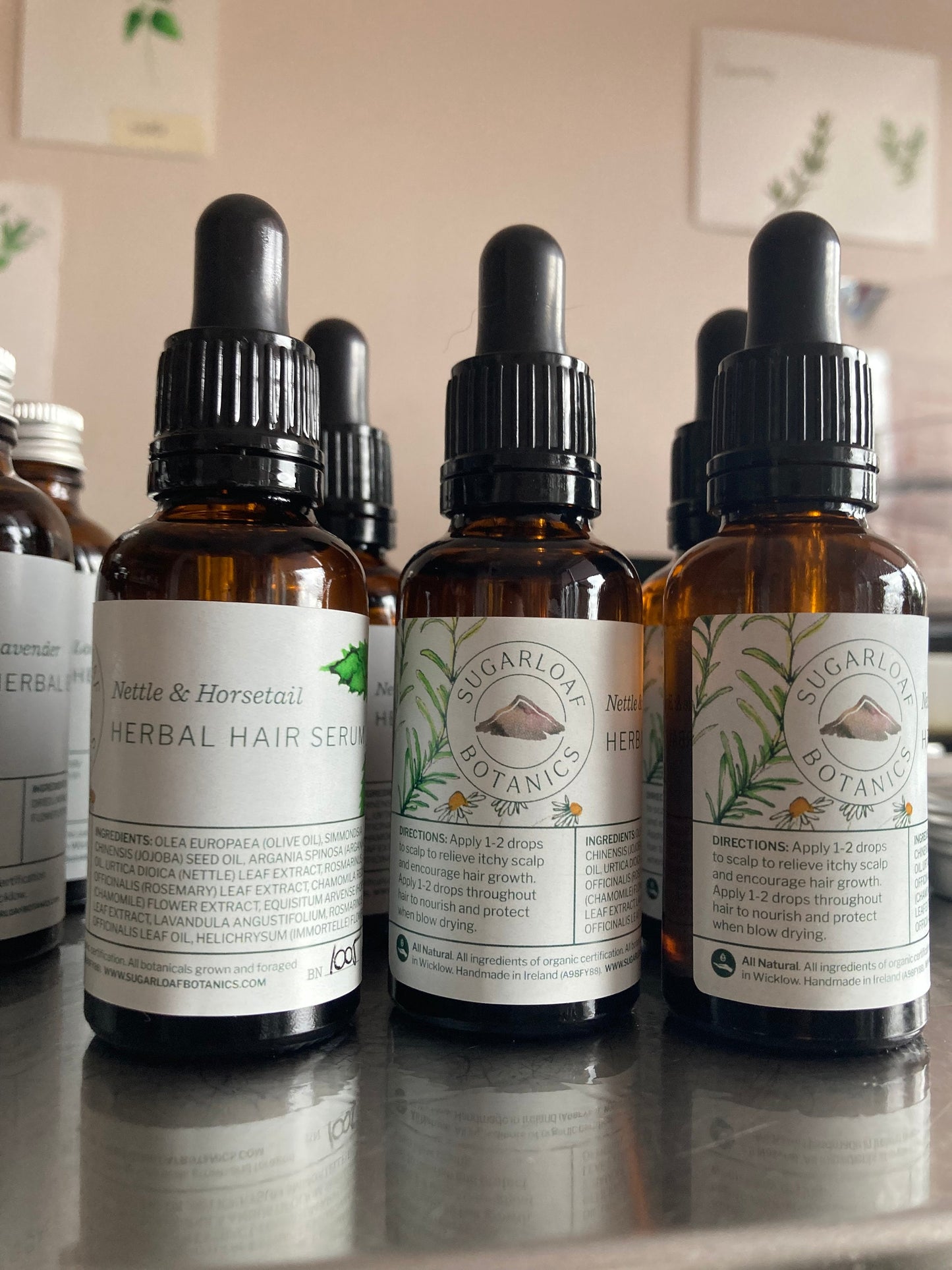 Herbal hair serum