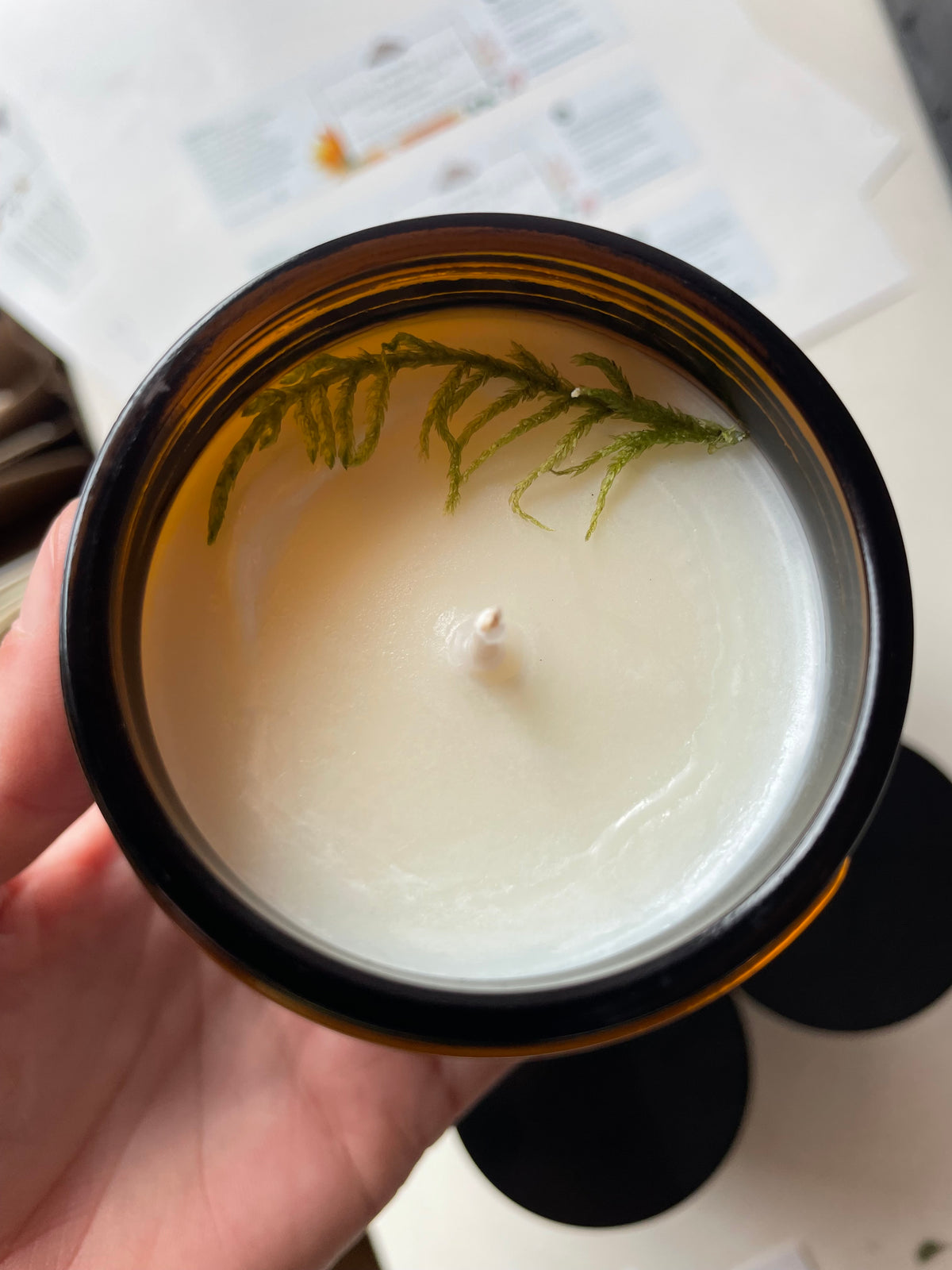 Imbolc candle