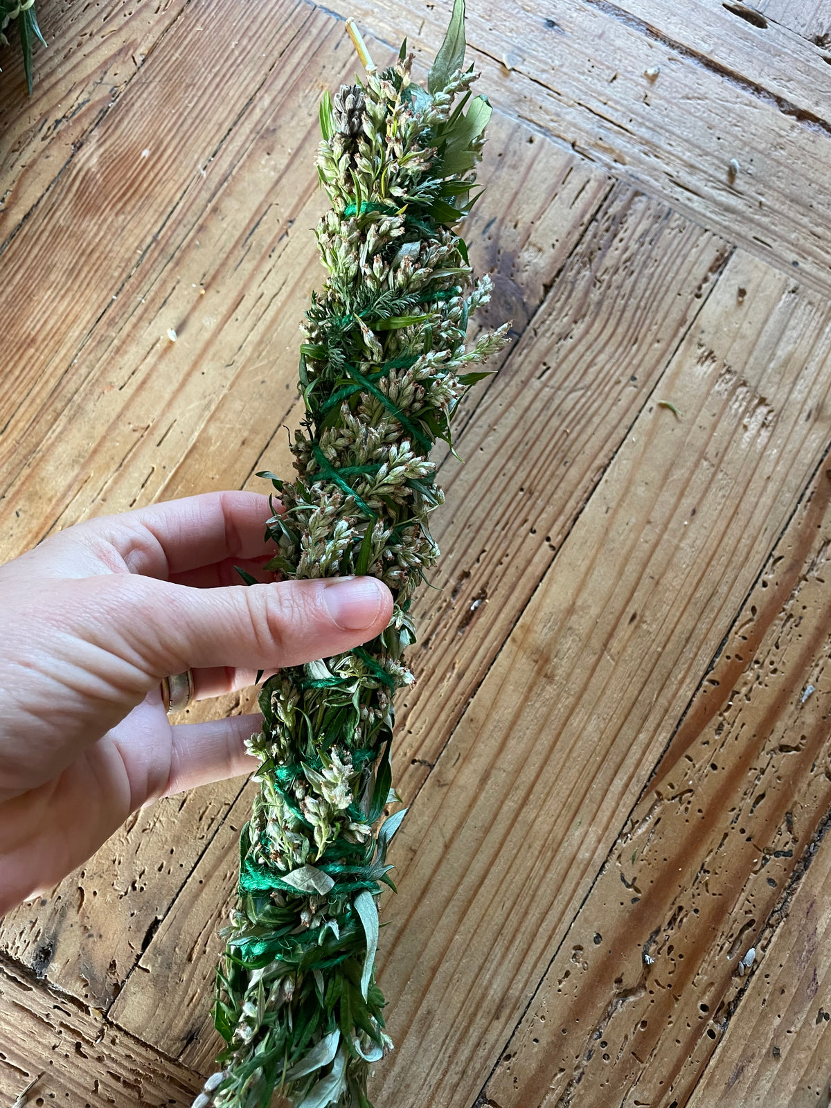 Seasonal herbal wands