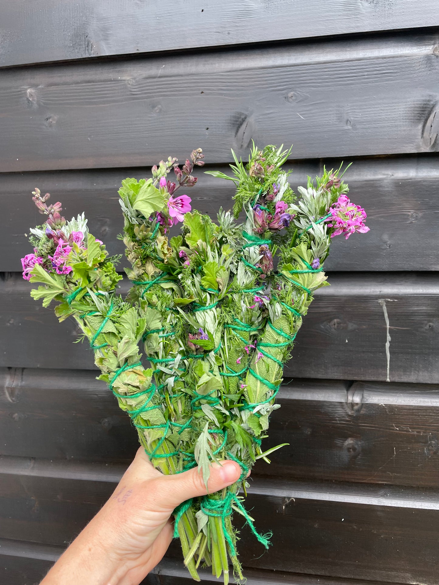 Seasonal herbal wands