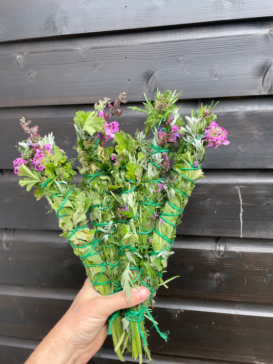 Seasonal herbal wands