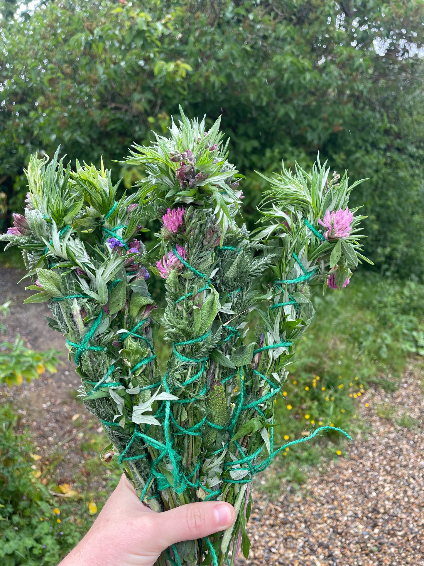 Seasonal herbal wands