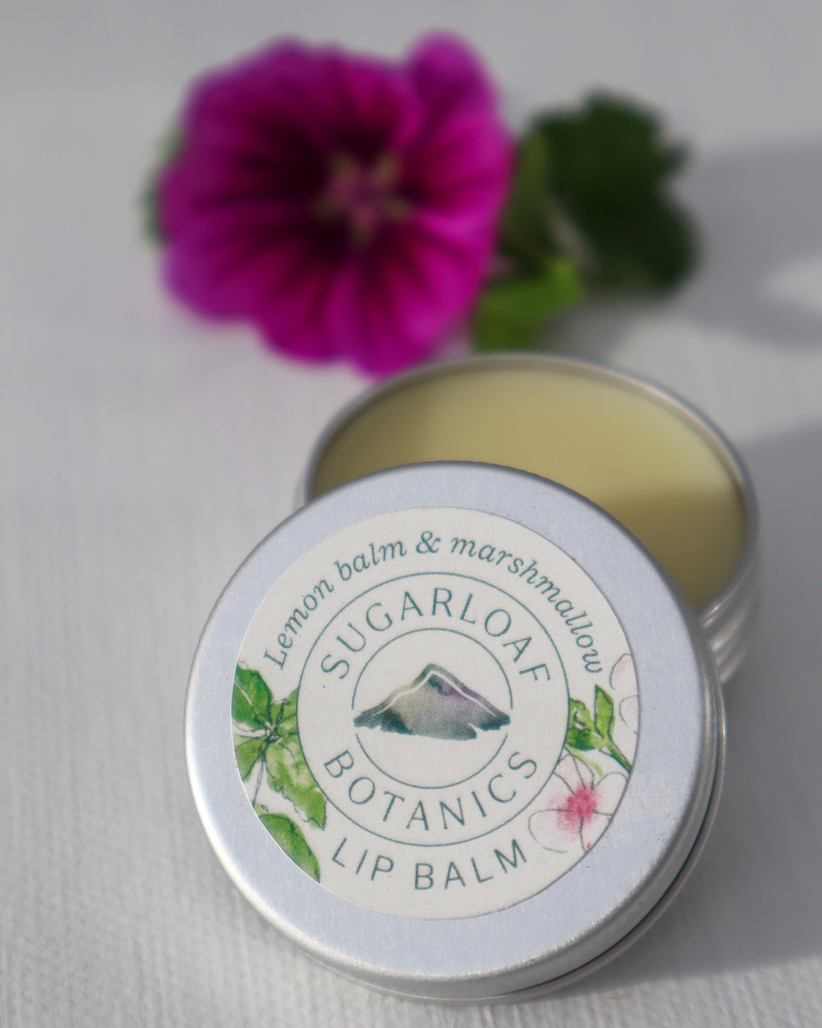 Lemon balm and marshmallow lip balm