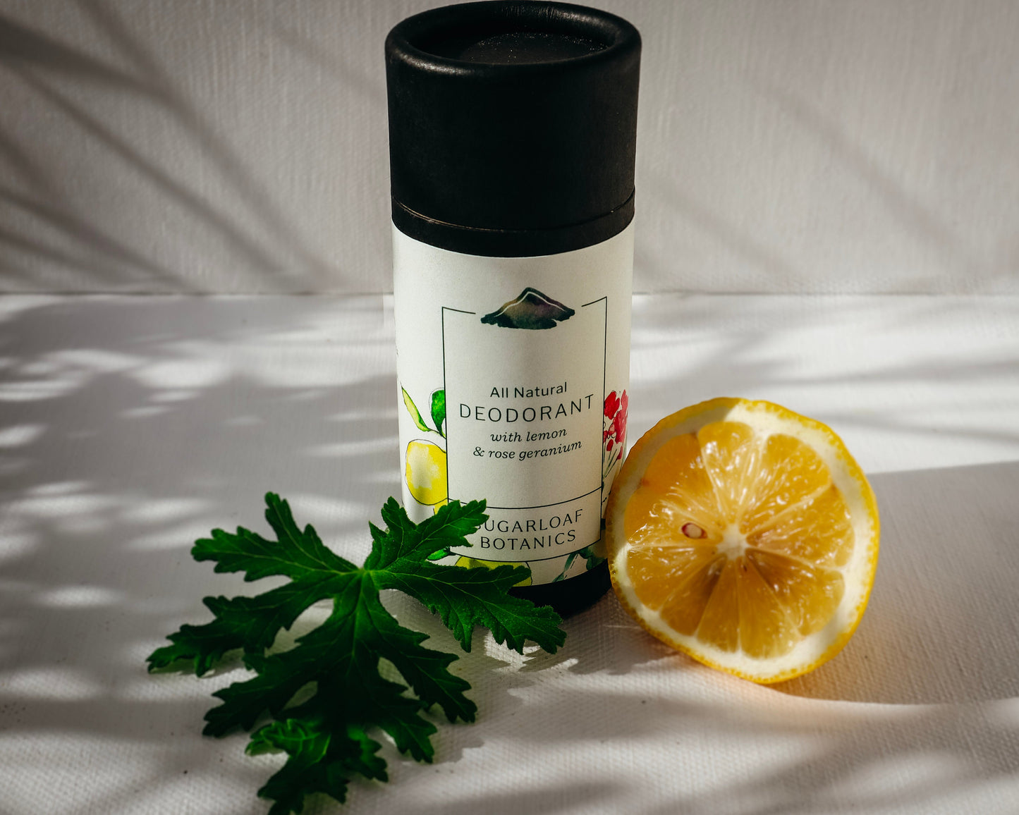 Lemon and rose geranium deodorant balm